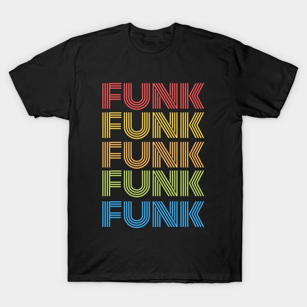 Funk 70s 80s Disco Style T-Shirt by Delta V Art